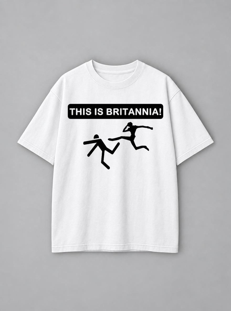 This Is Britannia – White Tee – mockup | Meme Tees