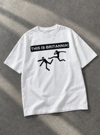 This Is Britannia – White Tee – flat-lay | Meme Tees