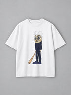 TTT Satoru – White Tee – mockup | Meme Tees