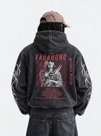 Musashi Red Echo – Hoodie – model shot | Vagabond
