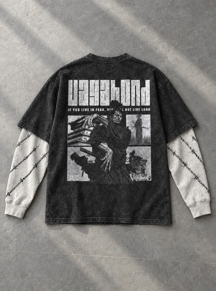 Fearless Musashi – Double Sleeves – flat-lay | Vagabond