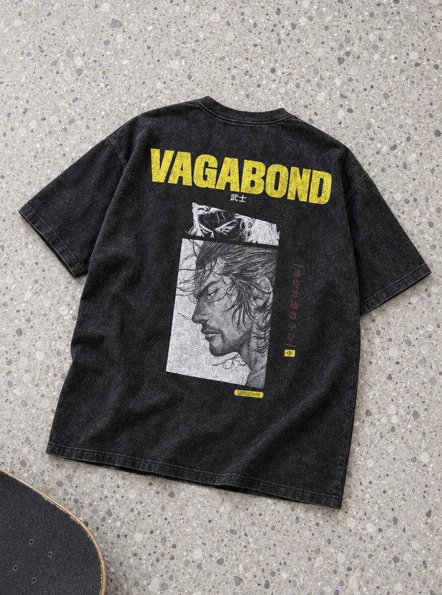 Musashi Profile – T-Shirt – flat-lay | Vagabond