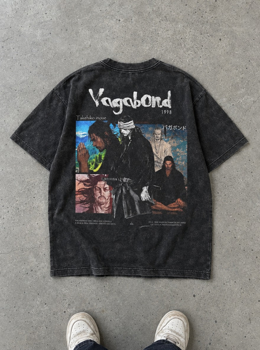 Musashi's Path – T-Shirt – flat-lay | Vagabond