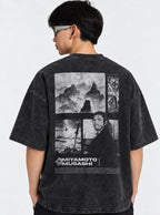 Musashi Ink Mountains – T-Shirt – model shot | Vagabond