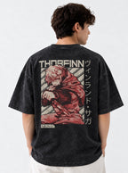 Bloodied Thorfinn – T-Shirt – model shot | Vinland Saga