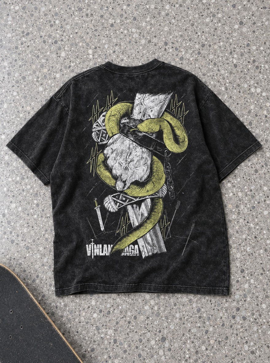 Serpent Blade – T-Shirt – flat-lay | Vinland Saga