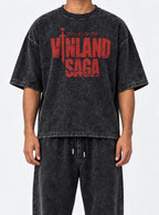 Red Sword Logo – T-Shirt – model shot | Vinland Saga