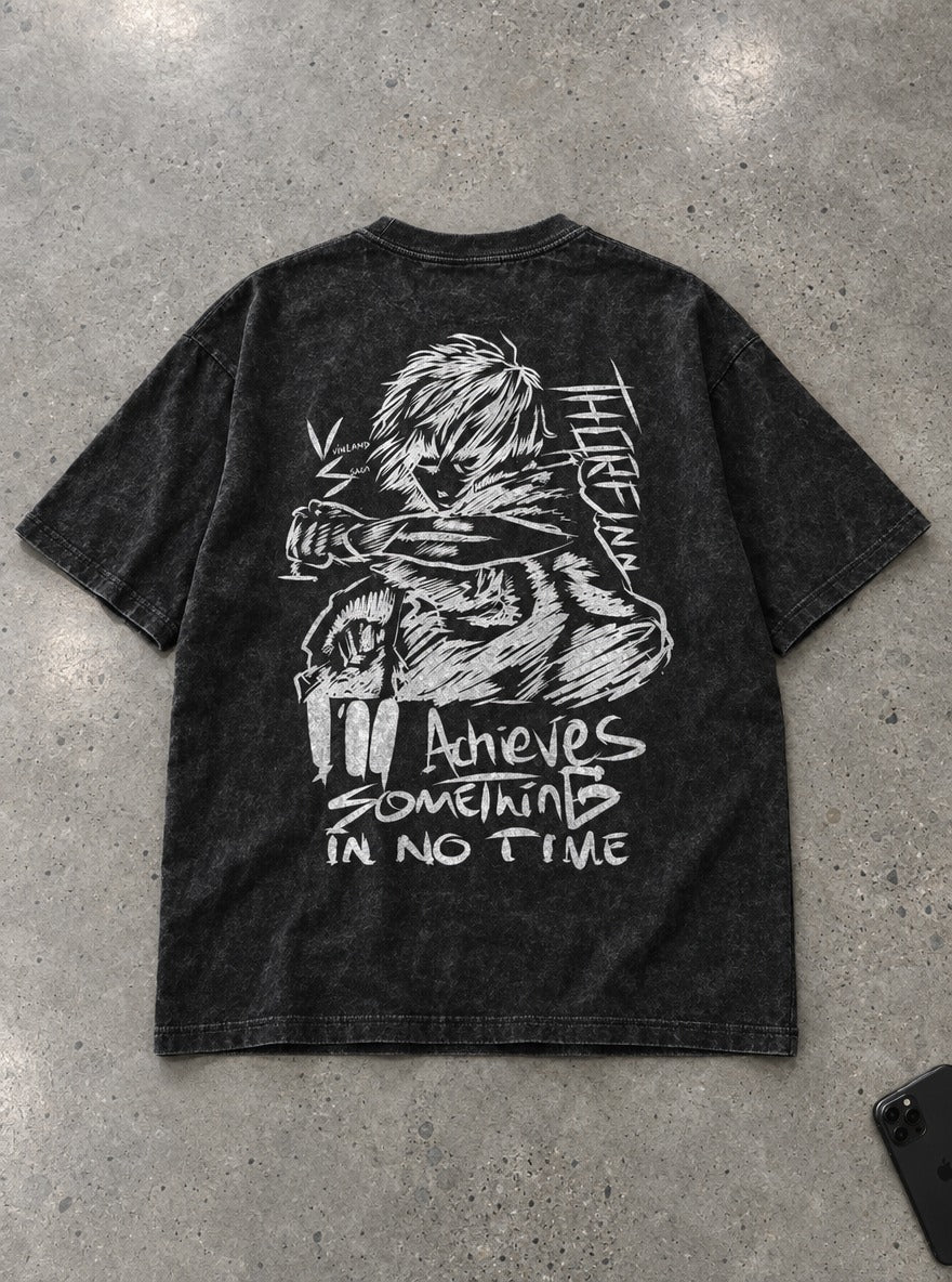 Thorfinn Sketch – T-Shirt – flat-lay | Vinland Saga