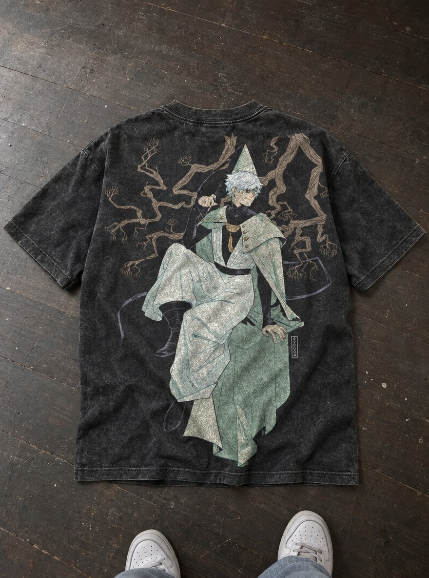 Geometric Grove – T-Shirt – flat-lay | Witch Hat Atelier