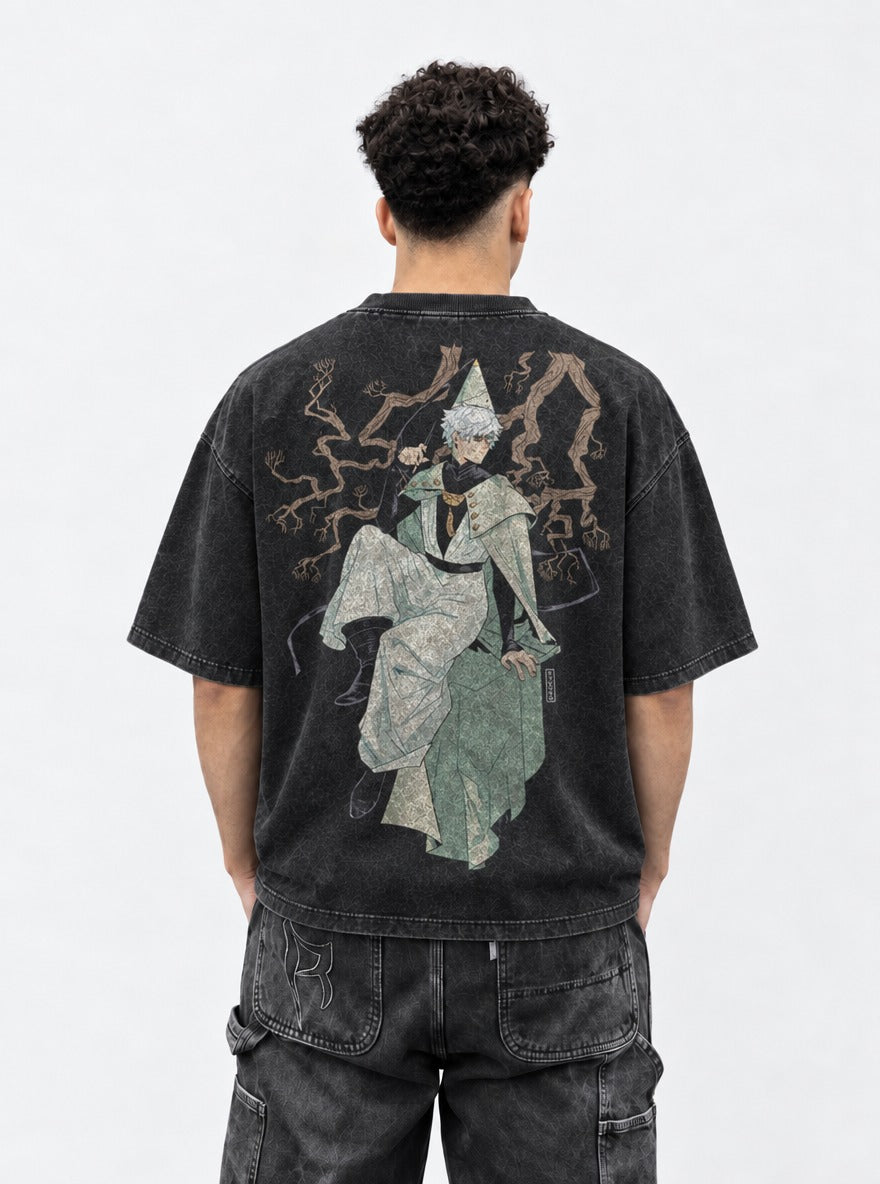 Geometric Grove – T-Shirt – model shot | Witch Hat Atelier
