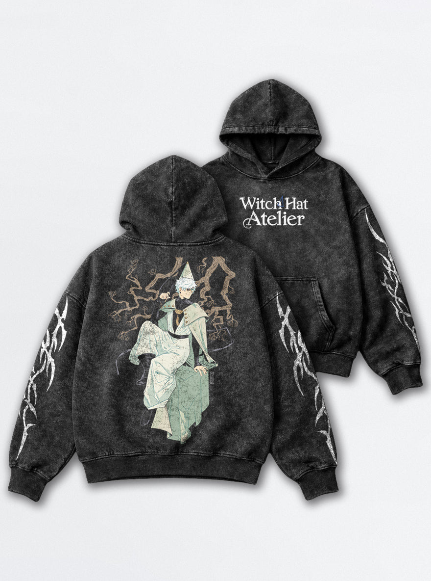 Geometric Grove – Hoodie – mockup | Witch Hat Atelier
