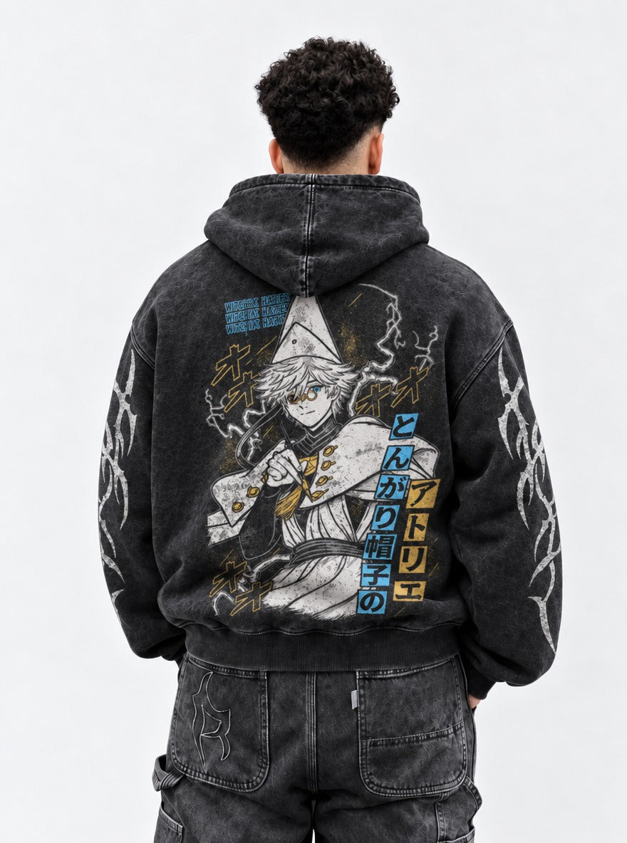 Inkspell Sketch – Hoodie – model shot | Witch Hat Atelier