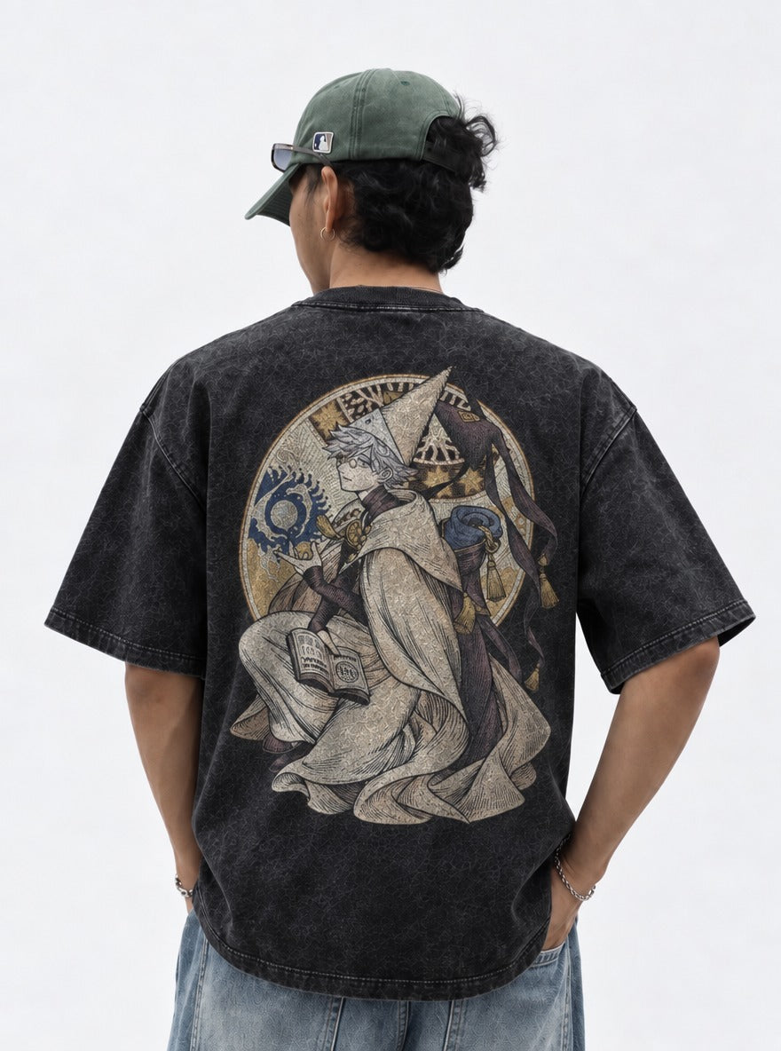 Lunar Grimoire – T-Shirt – model shot | Witch Hat Atelier