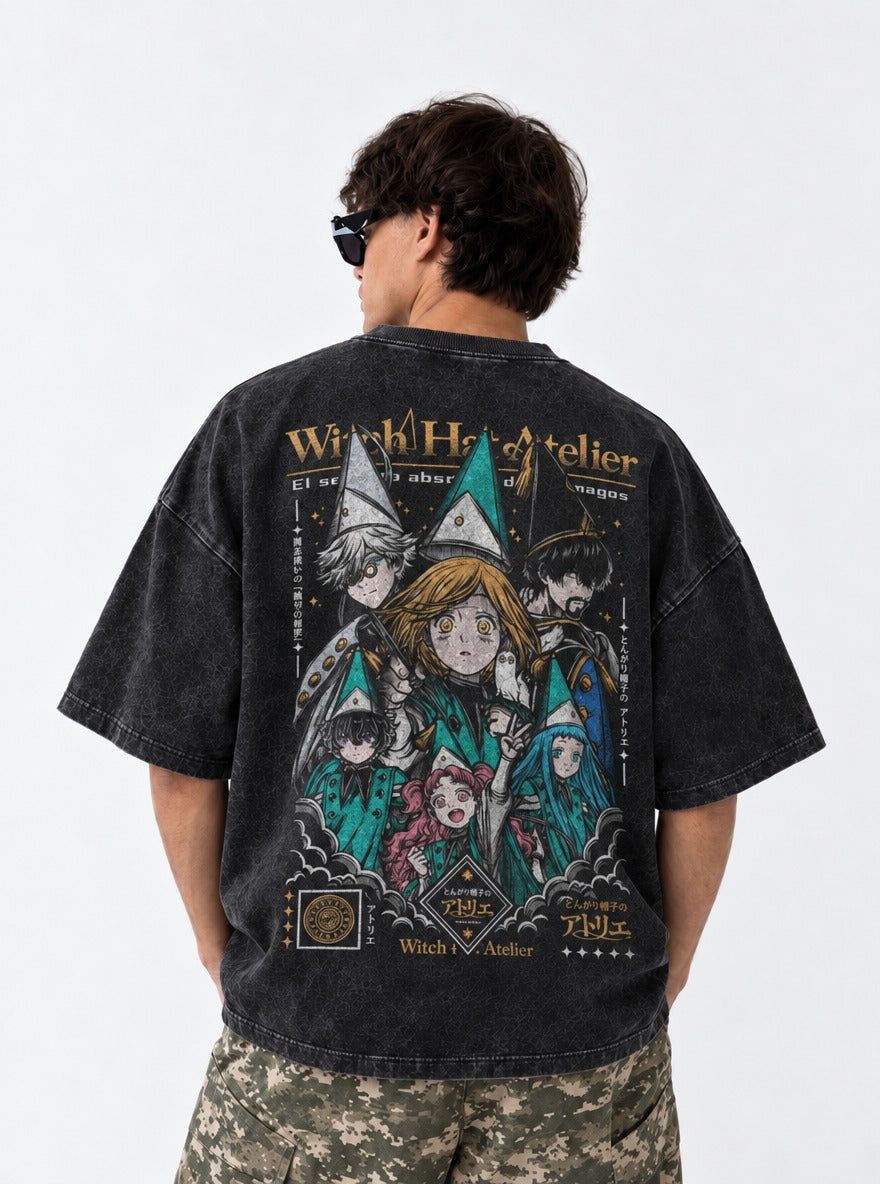Owlbound Circle – T-Shirt – model shot | Witch Hat Atelier