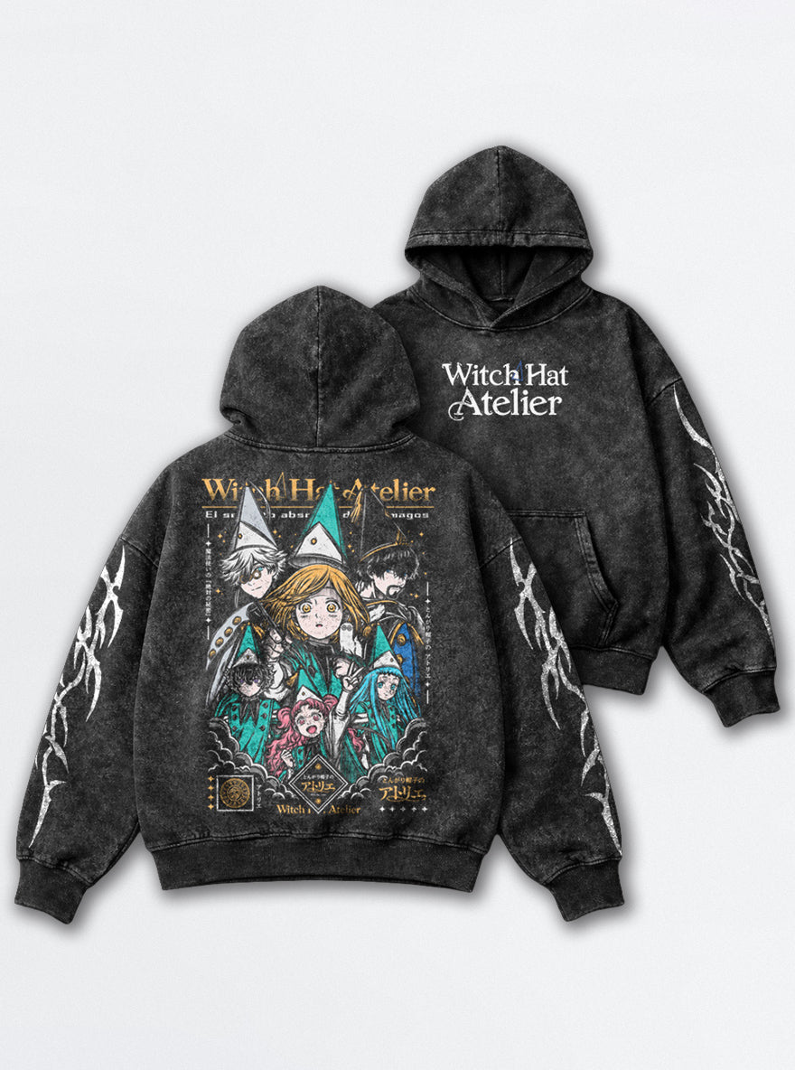 Owlbound Circle – Hoodie – mockup | Witch Hat Atelier