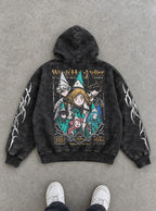 Owlbound Circle – Hoodie – flat-lay | Witch Hat Atelier