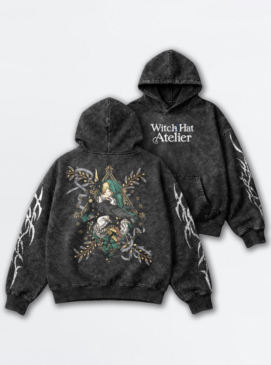 Raven Rest – Hoodie – mockup | Witch Hat Atelier