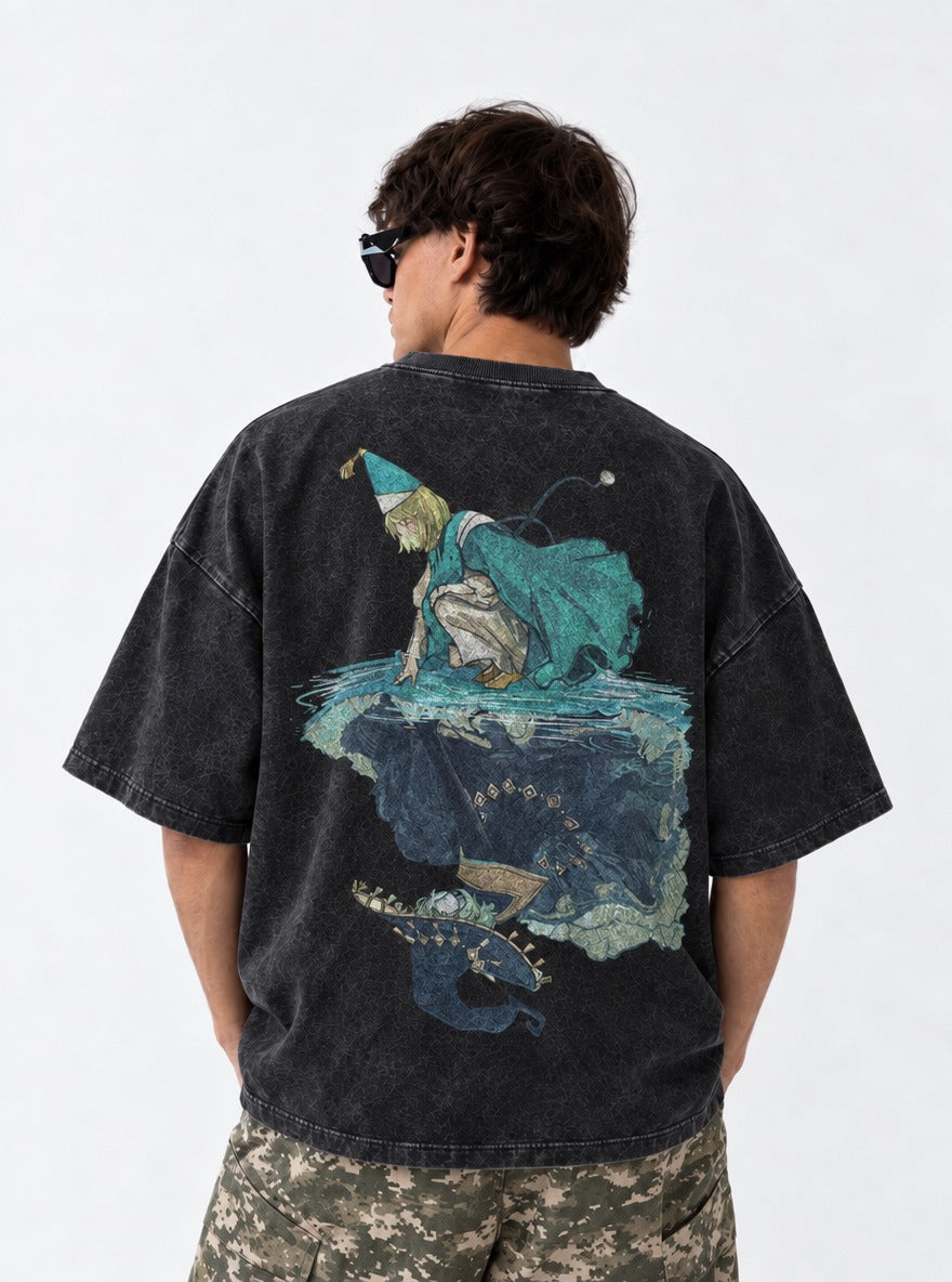 Reflected Witch – T-Shirt – model shot | Witch Hat Atelier