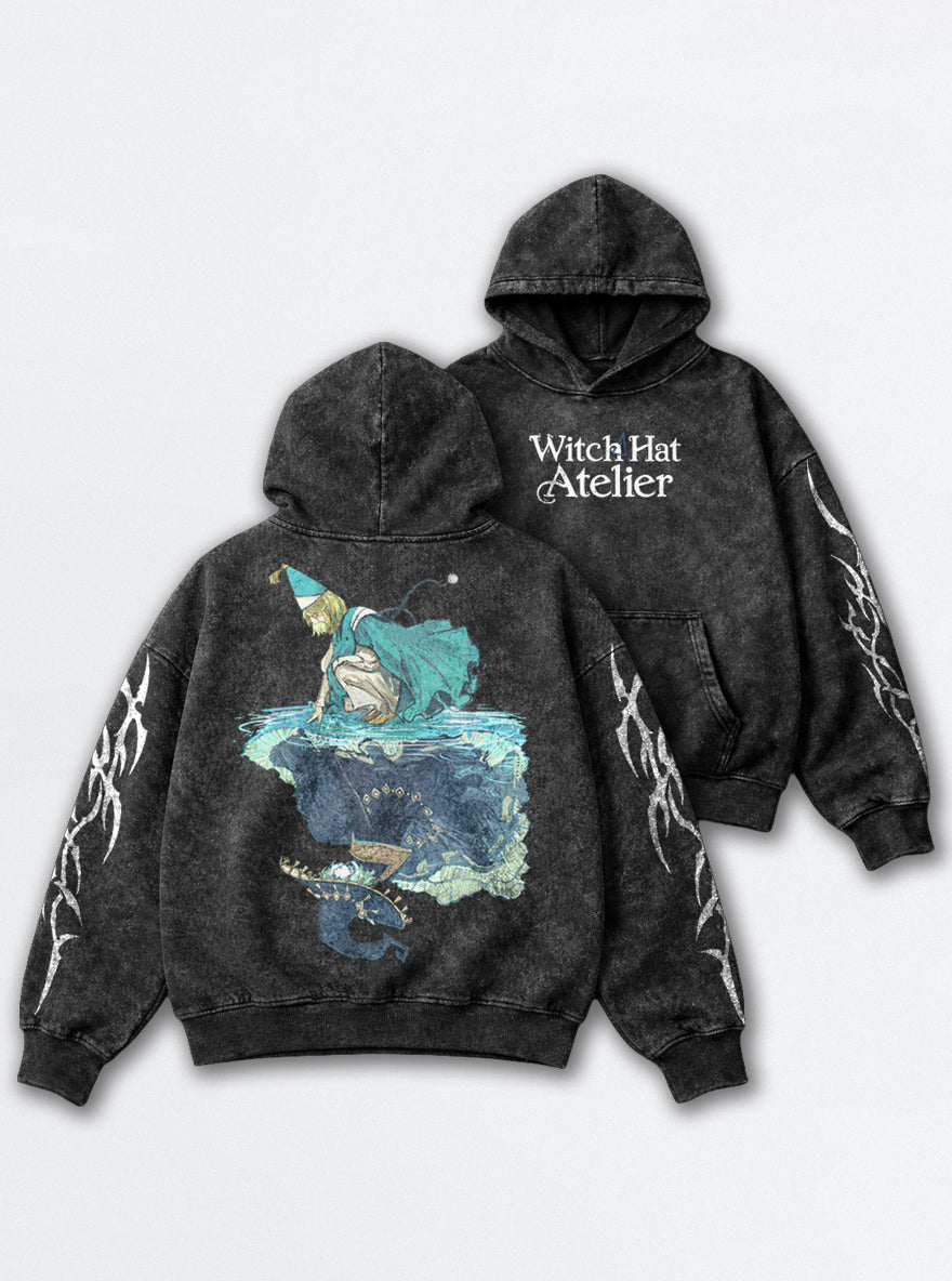Reflected Witch – Hoodie – mockup | Witch Hat Atelier