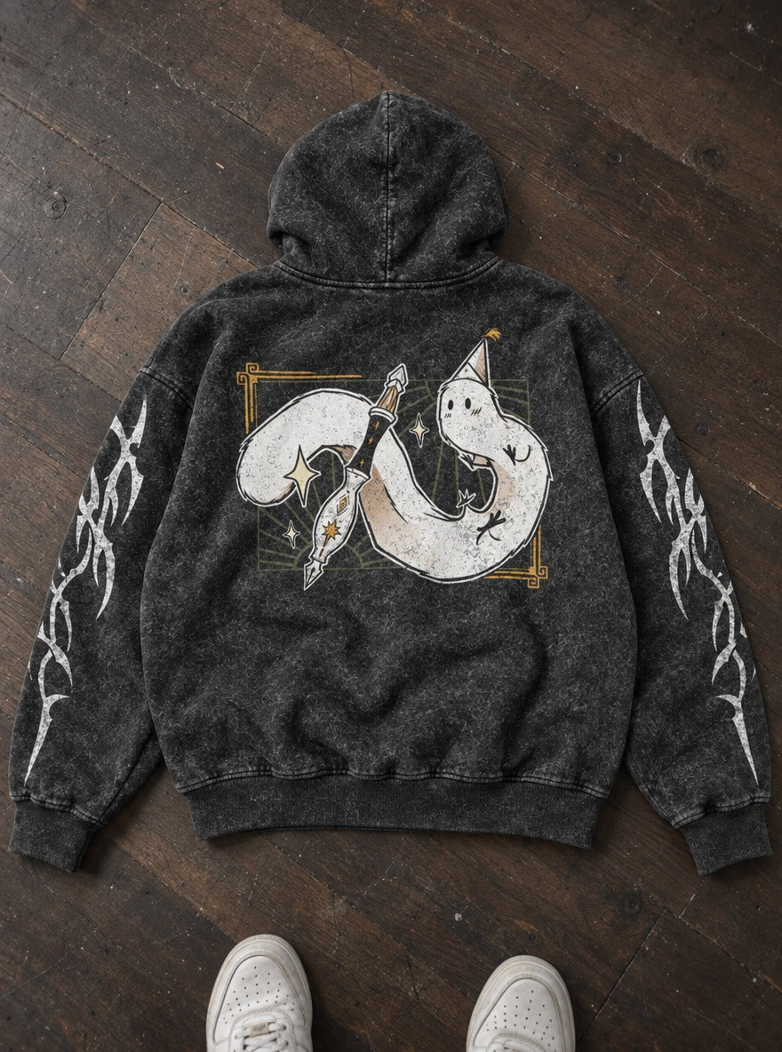 Serpent Quill – Hoodie – flat-lay | Witch Hat Atelier