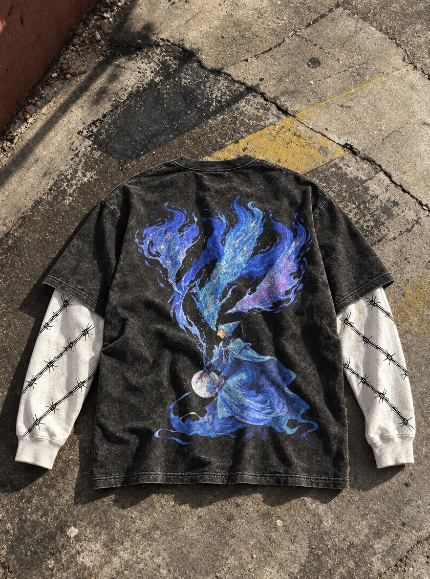 Starfire Orb – Double Sleeves – flat-lay | Witch Hat Atelier