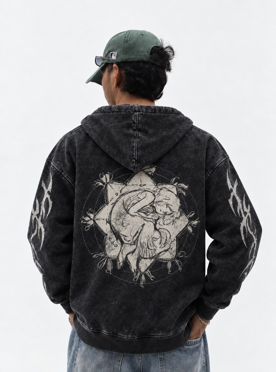 Starlit Slumber – Hoodie – model shot | Witch Hat Atelier