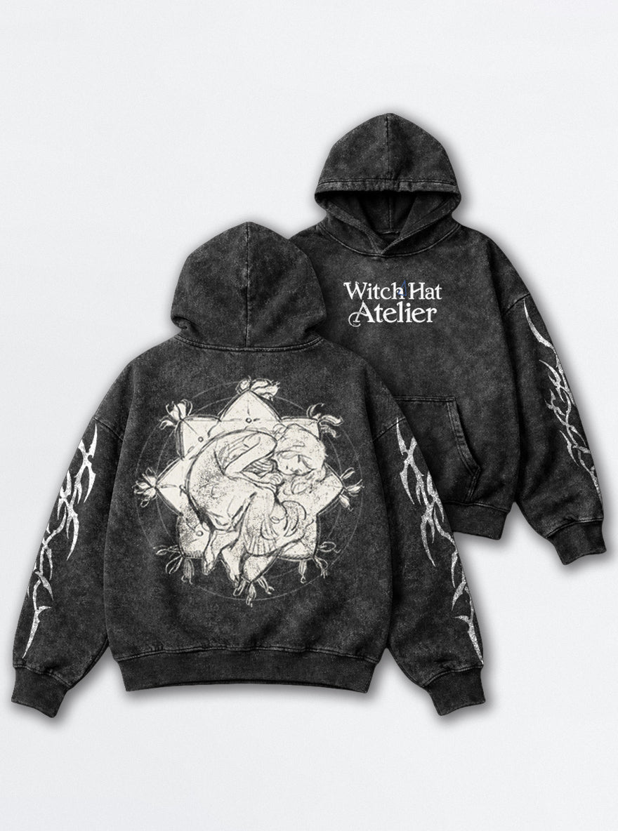 Starlit Slumber – Hoodie – mockup | Witch Hat Atelier