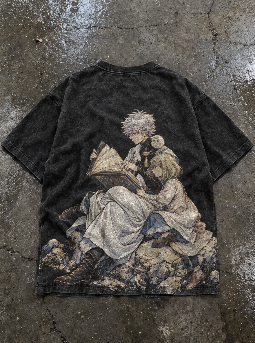 Stonebound Study – T-Shirt – flat-lay | Witch Hat Atelier