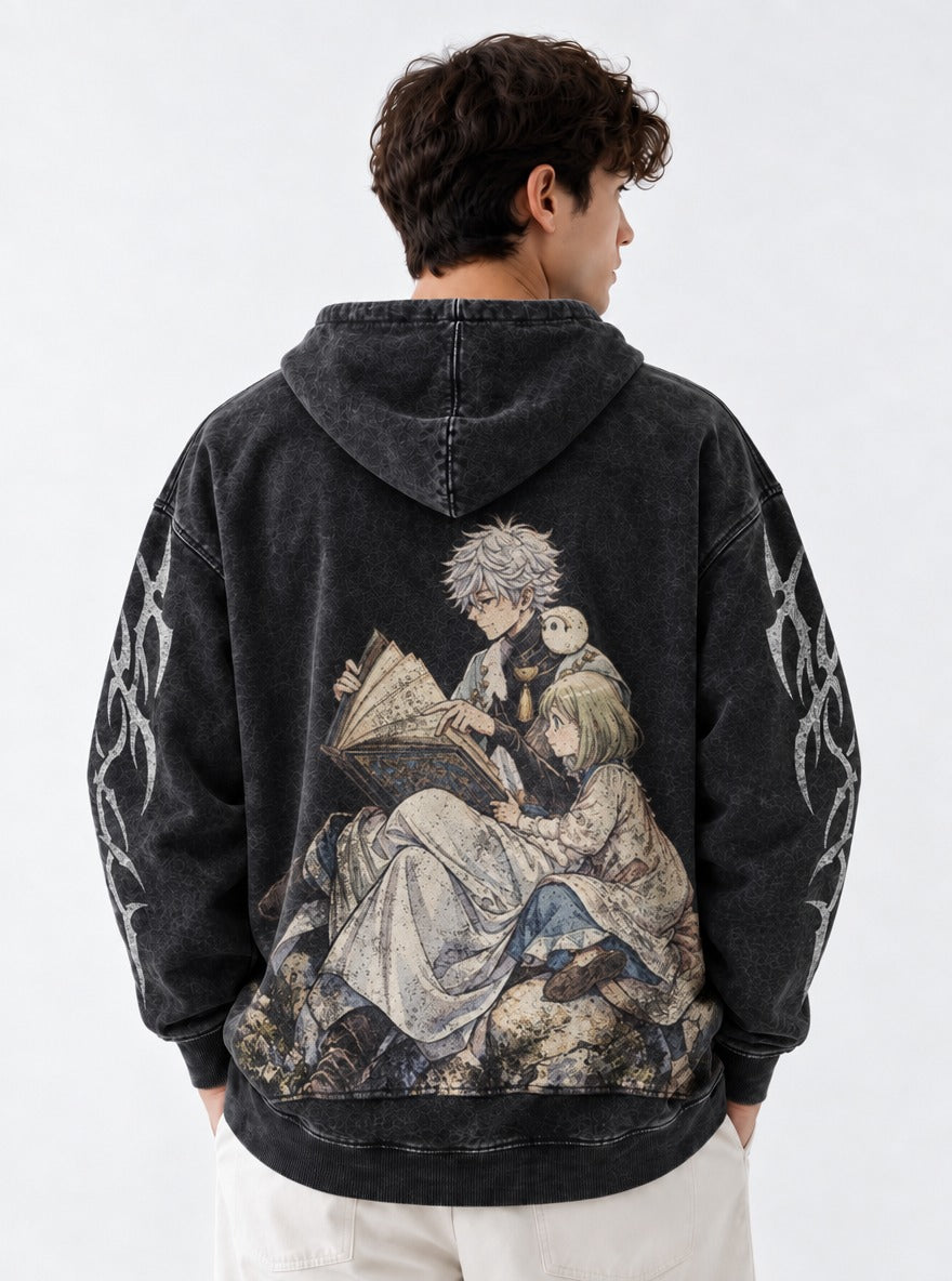 Stonebound Study – Hoodie – model shot | Witch Hat Atelier