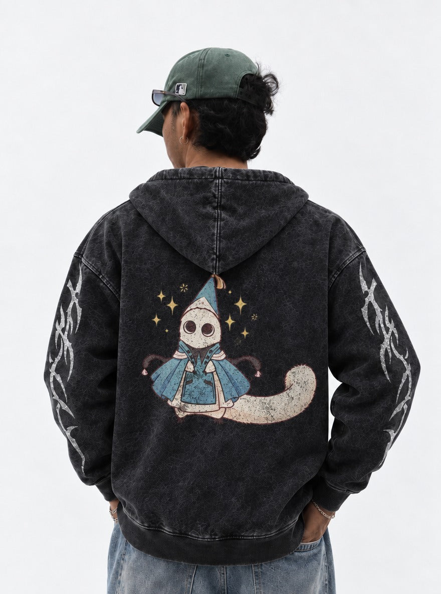 Tassel Tail – Hoodie – model shot | Witch Hat Atelier