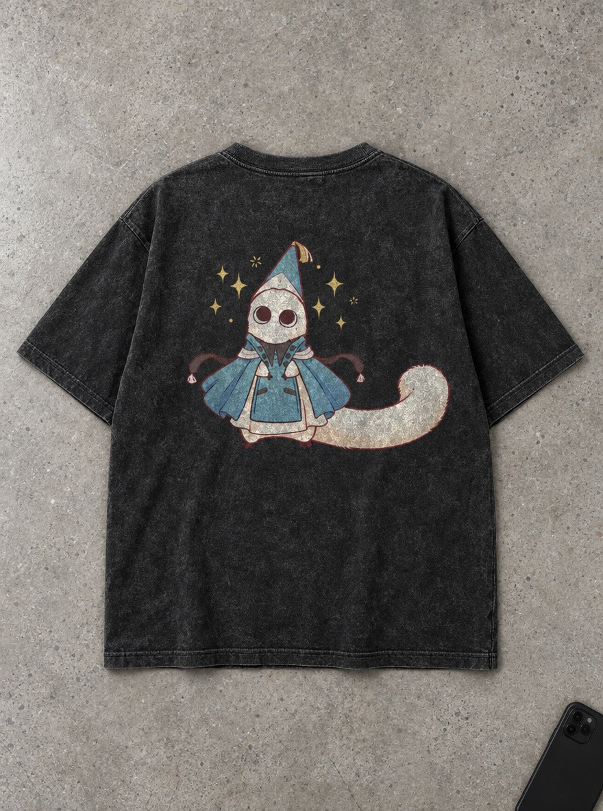 Tassel Tail – T-Shirt – flat-lay | Witch Hat Atelier