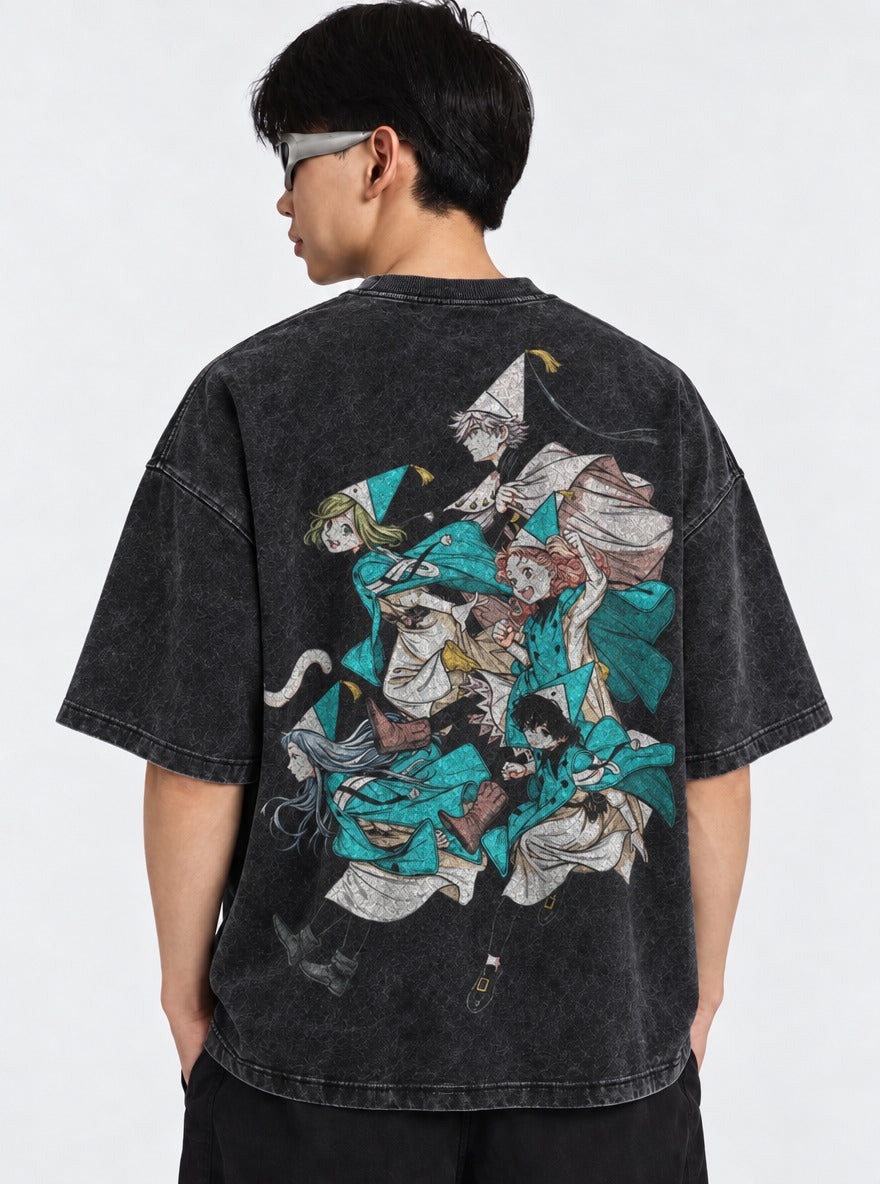 Teal Cadre – T-Shirt – model shot | Witch Hat Atelier