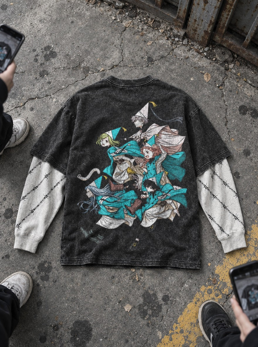 Teal Cadre – Double Sleeves – flat-lay | Witch Hat Atelier