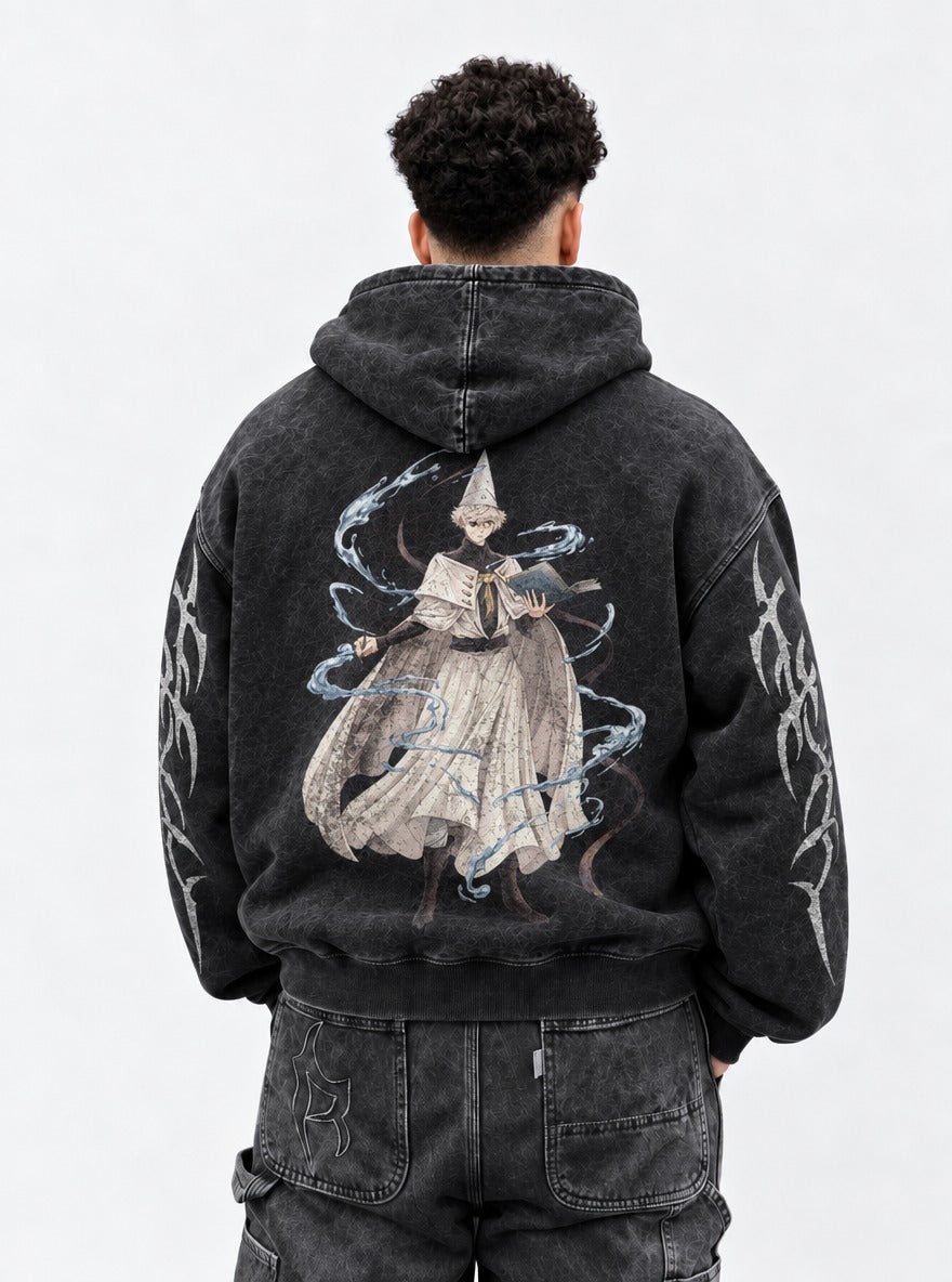 Tidal Scholar – Hoodie – model shot | Witch Hat Atelier