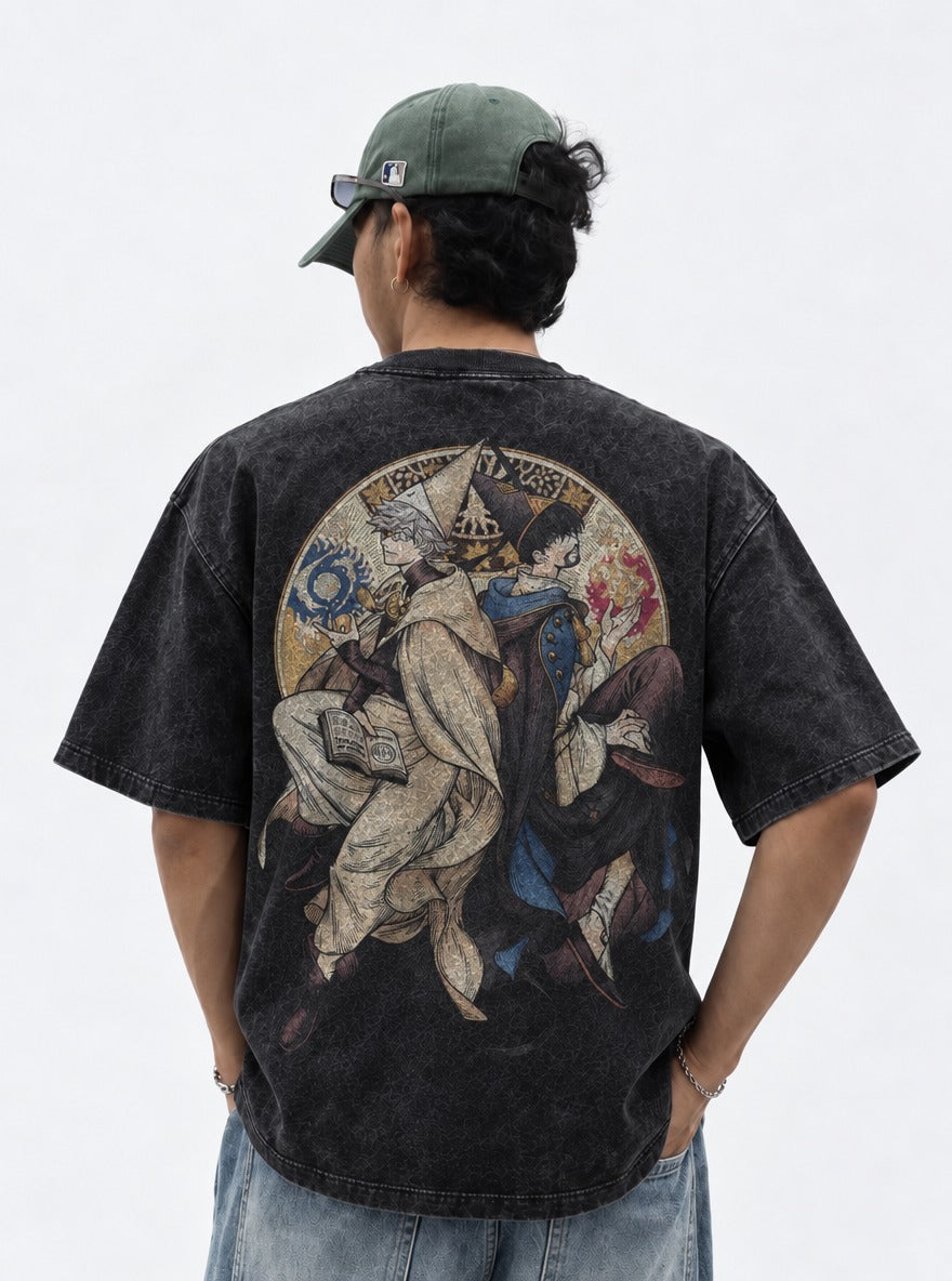 Twin Sigils – T-Shirt – model shot | Witch Hat Atelier