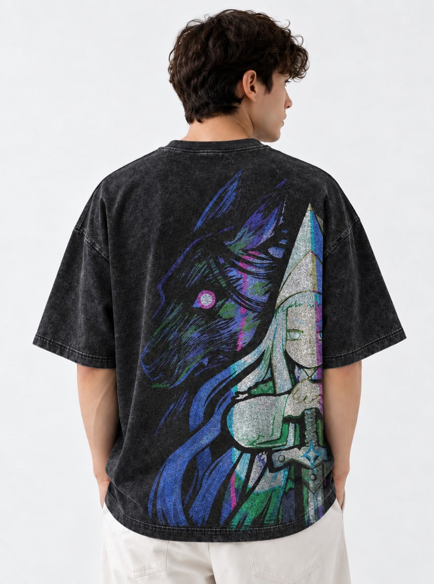 Wolfblade Witch – T-Shirt – model shot | Witch Hat Atelier
