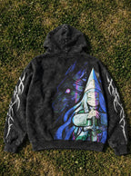 Wolfblade Witch – Hoodie – flat-lay | Witch Hat Atelier