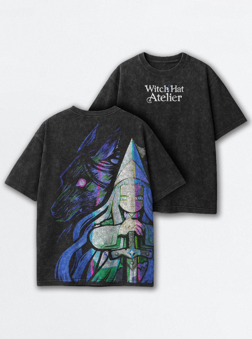 Wolfblade Witch – T-Shirt – mockup | Witch Hat Atelier