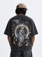 Wreathbound Witch – T-Shirt – model shot | Witch Hat Atelier