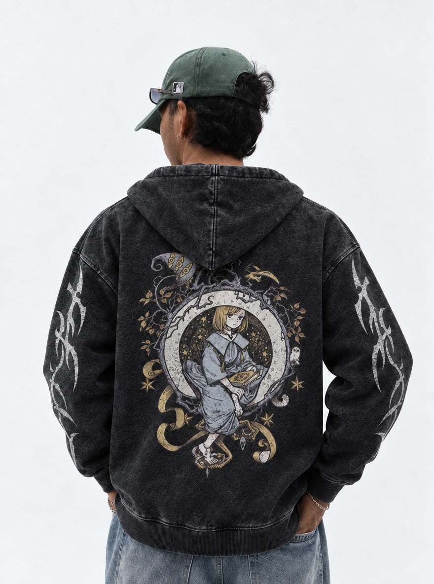 Wreathbound Witch – Hoodie – model shot | Witch Hat Atelier