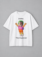 Zoro the Explorer – White Tee – mockup | Meme Tees